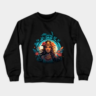 Tribal queen Crewneck Sweatshirt